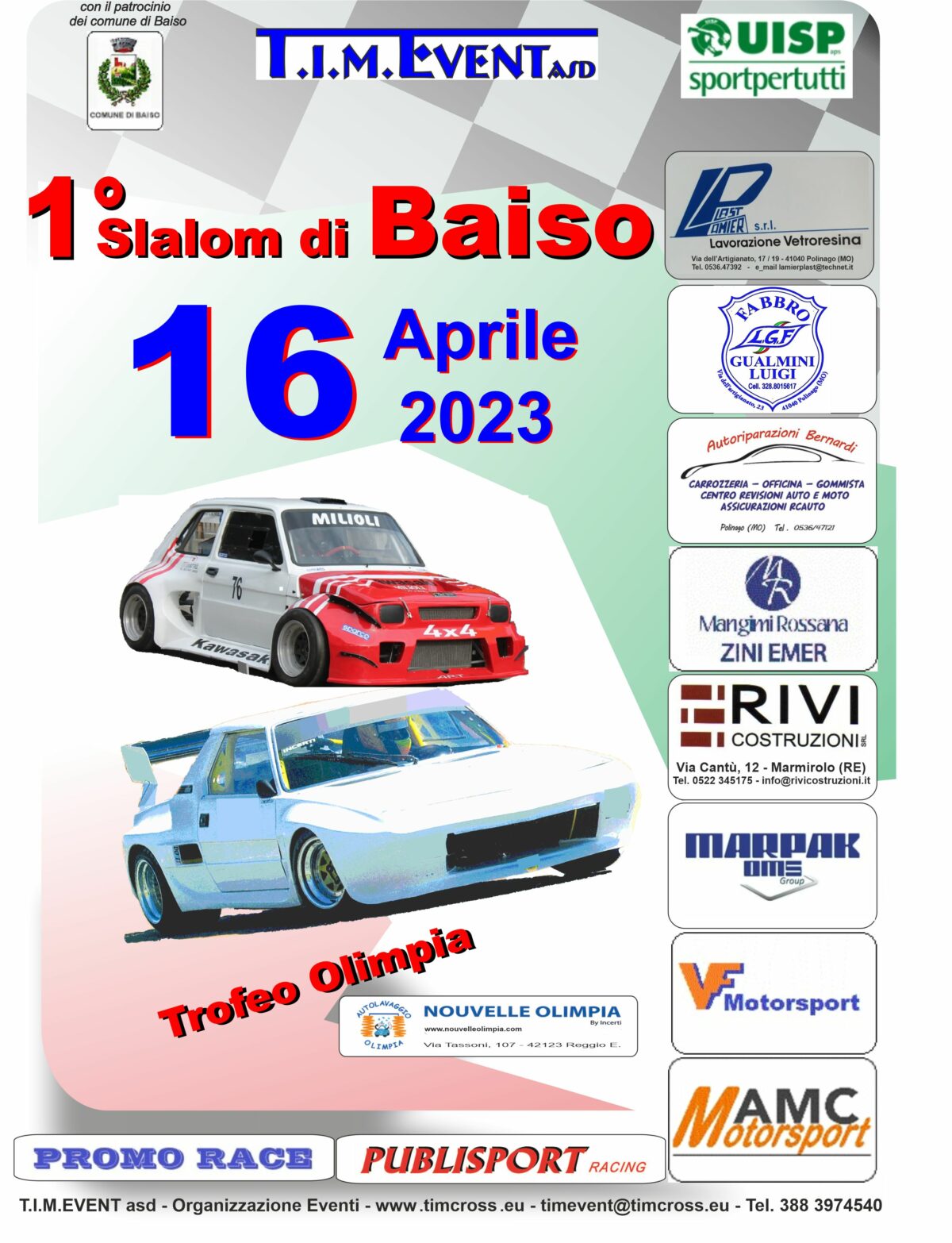 Slalom di Baiso – 16/04/23