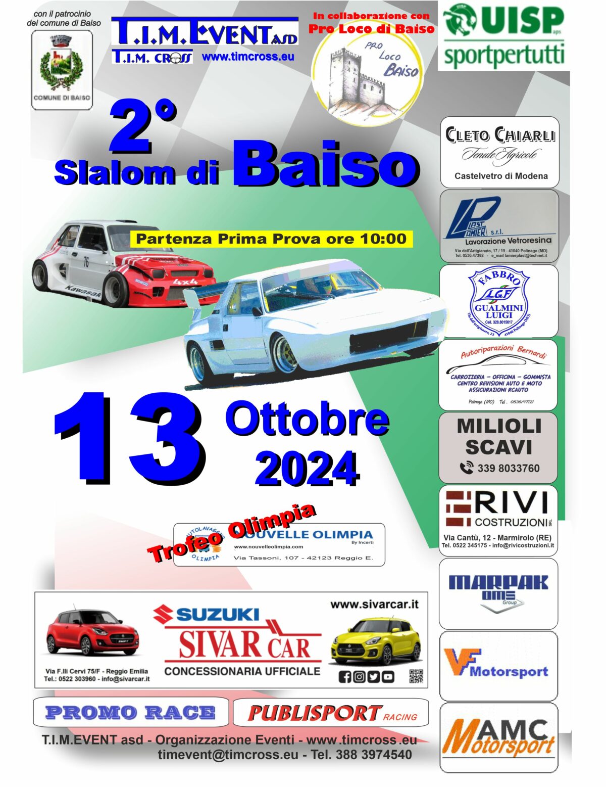 Slalom di Baiso – 13/10/24